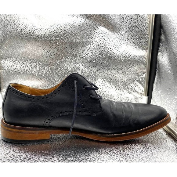 Johnston & Murphy Tyson Plain Toe Shoes Mens 10.5 Black Leather Dress Lace Up main image 7